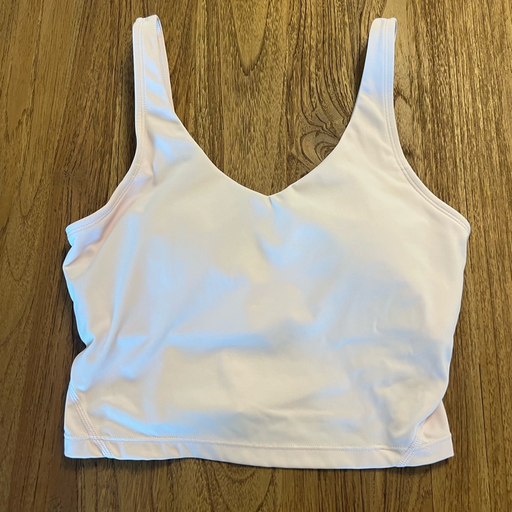 Light pink workout tank